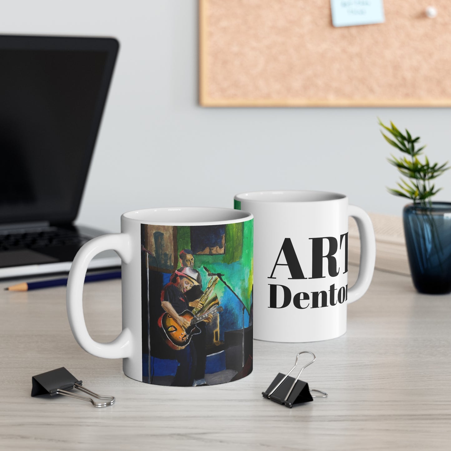 Guitar George Mug 11oz