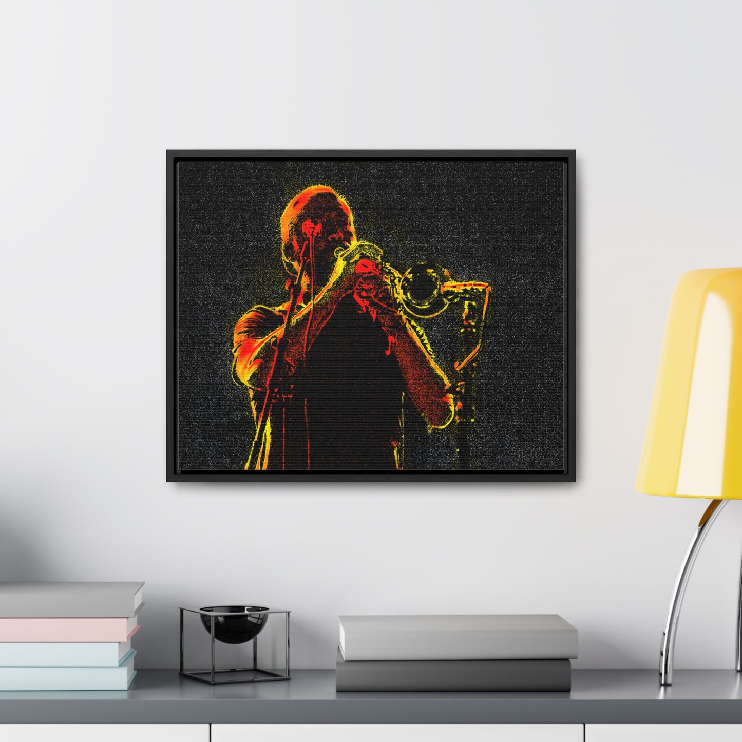 "Hot Jazz" Gallery Canvas Wraps, Horizontal Frame