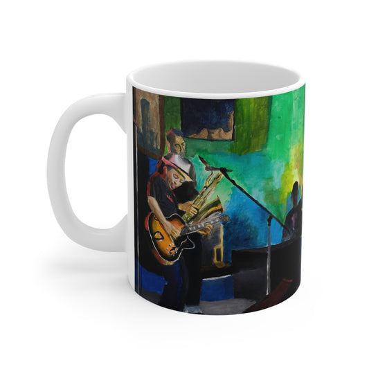 Guitar George  Mug 11oz