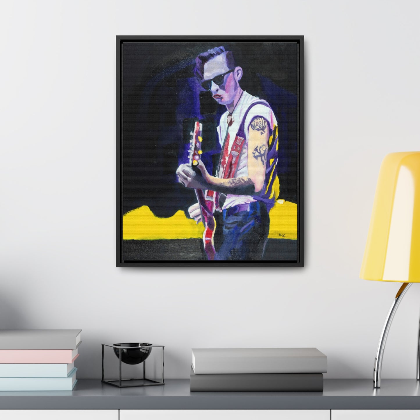 "Psychobilly" Gallery Canvas Wraps, Vertical Frame