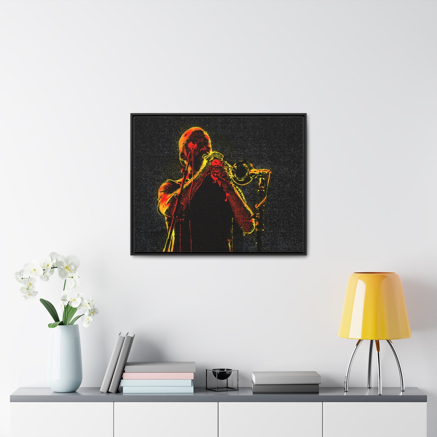 "Hot Jazz"  Gallery Canvas Wraps, Horizontal Frame