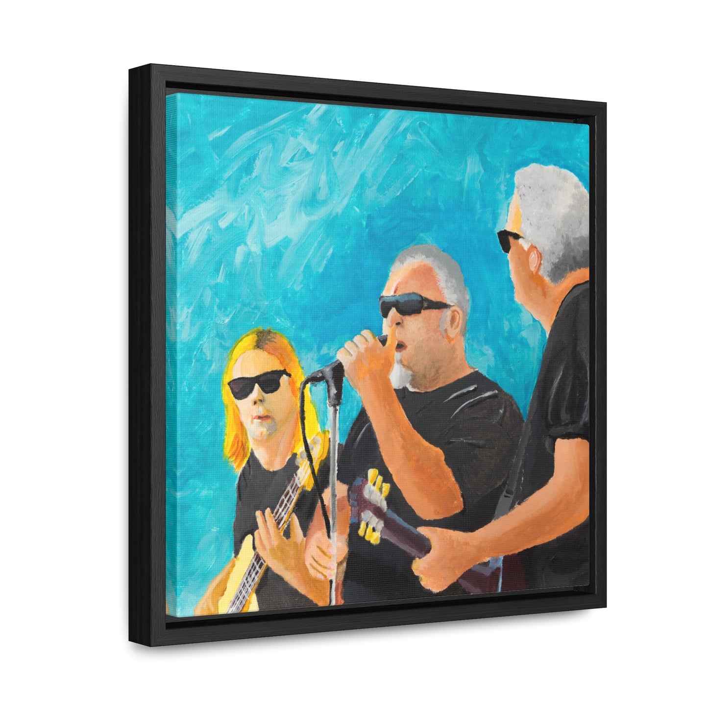 Music Fest  Gallery Canvas Wraps, Square Frame