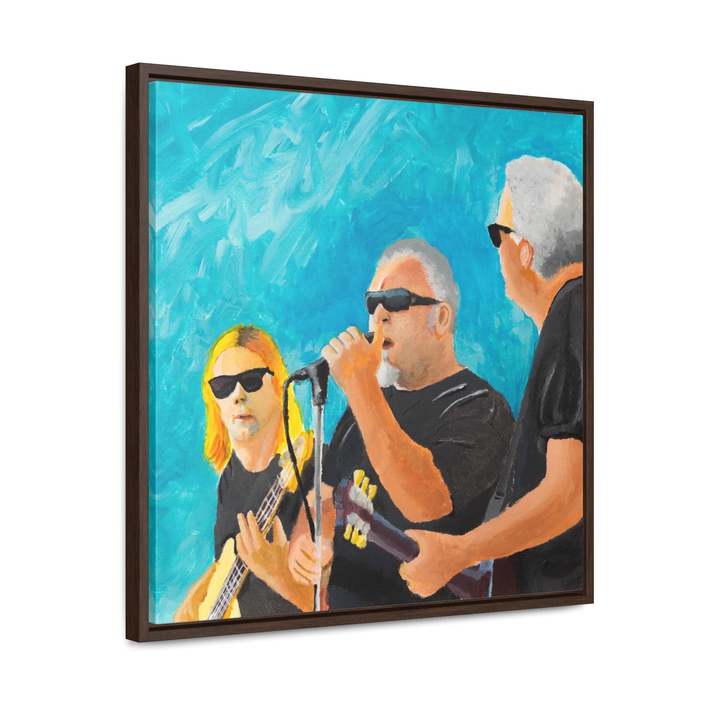 Music Fest  Gallery Canvas Wraps, Square Frame