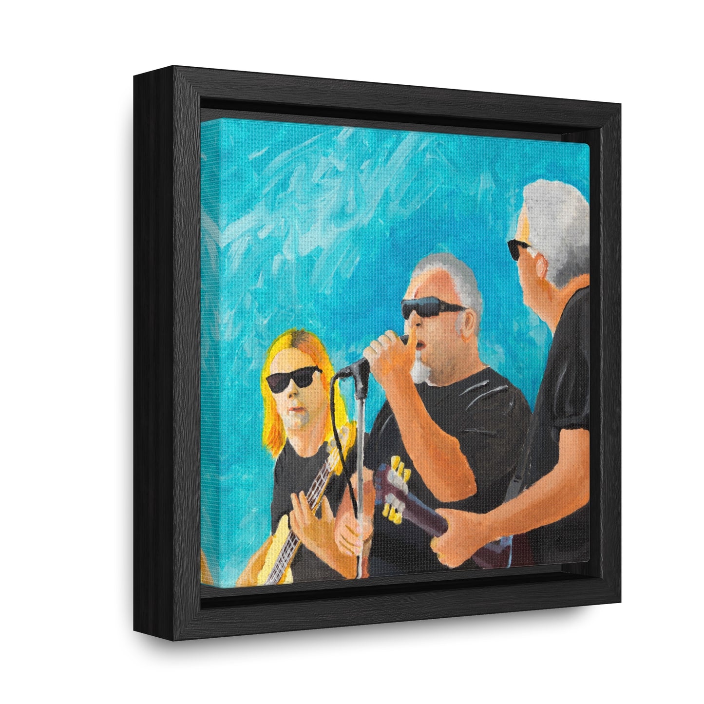 Music Fest  Gallery Canvas Wraps, Square Frame