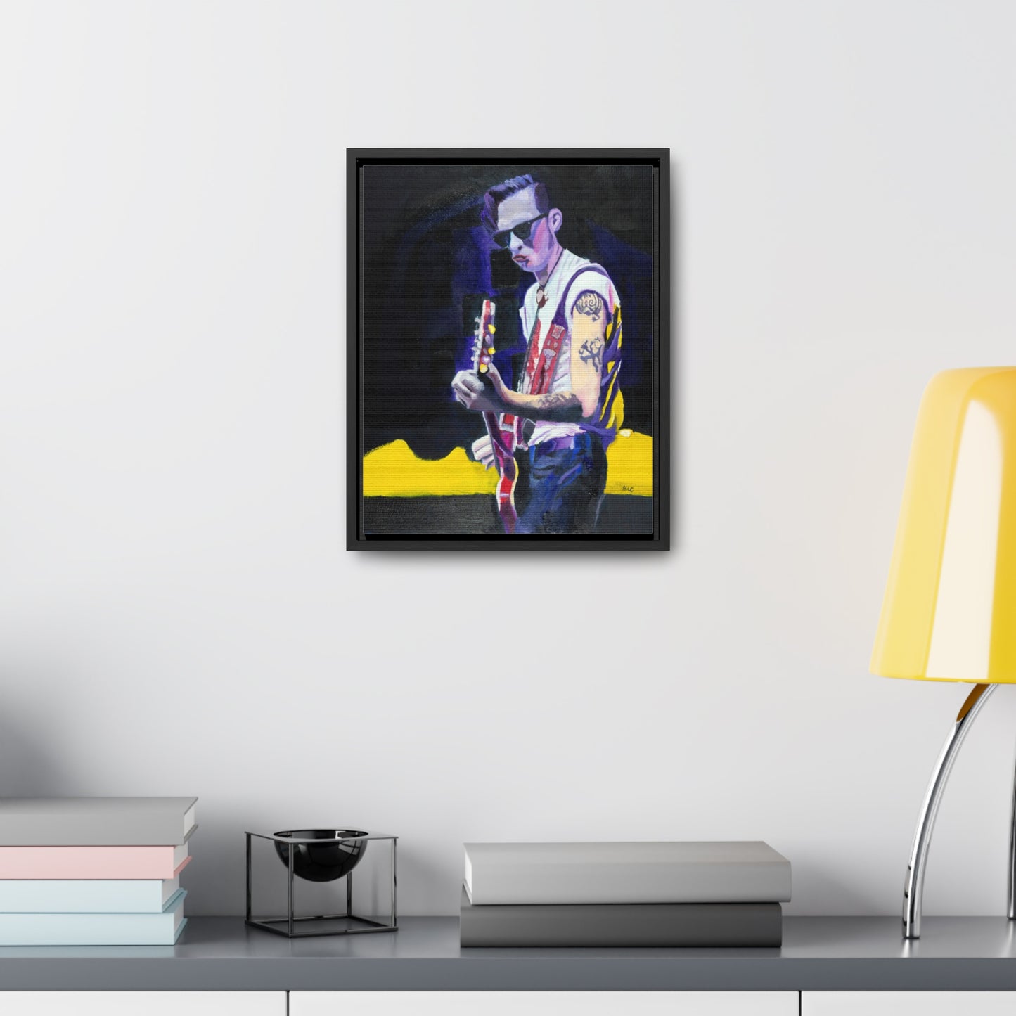 "Psychobilly" Gallery Canvas Wraps, Vertical Frame