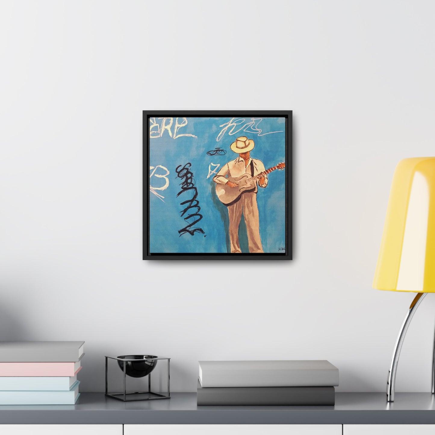 Busker  Musical Artist Gallery Canvas Wrap - Framed Art for Home Decor