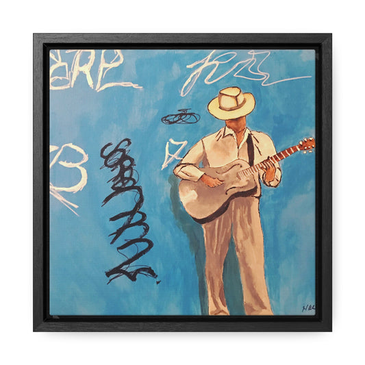 Busker  Musical Artist Gallery Canvas Wrap - Framed Art for Home Decor