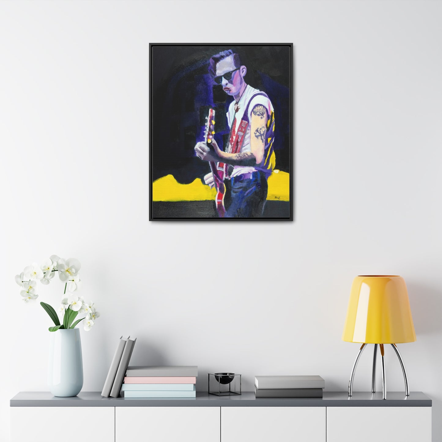 "Psychobilly" Gallery Canvas Wraps, Vertical Frame