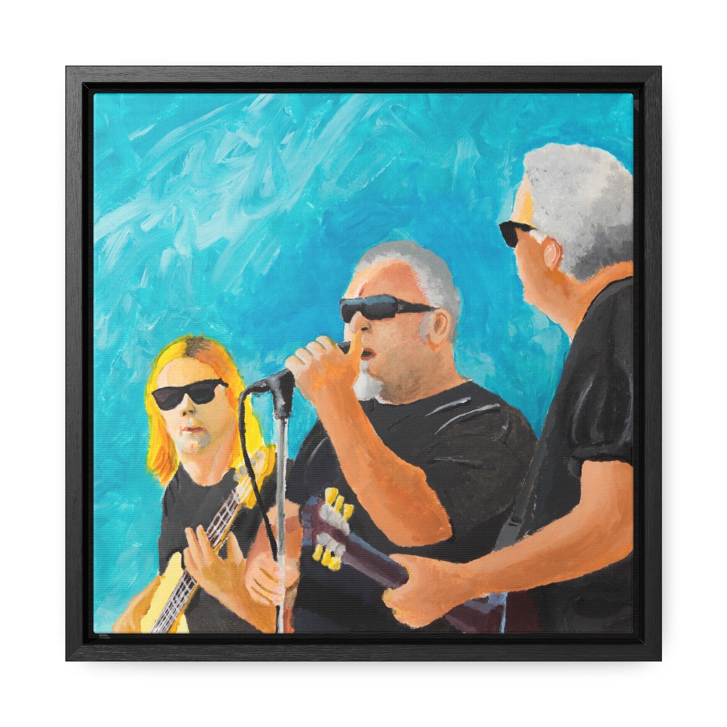 Music Fest  Gallery Canvas Wraps, Square Frame