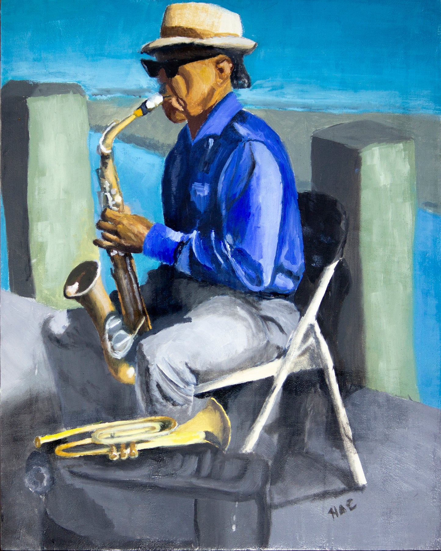 New Orleans Busker